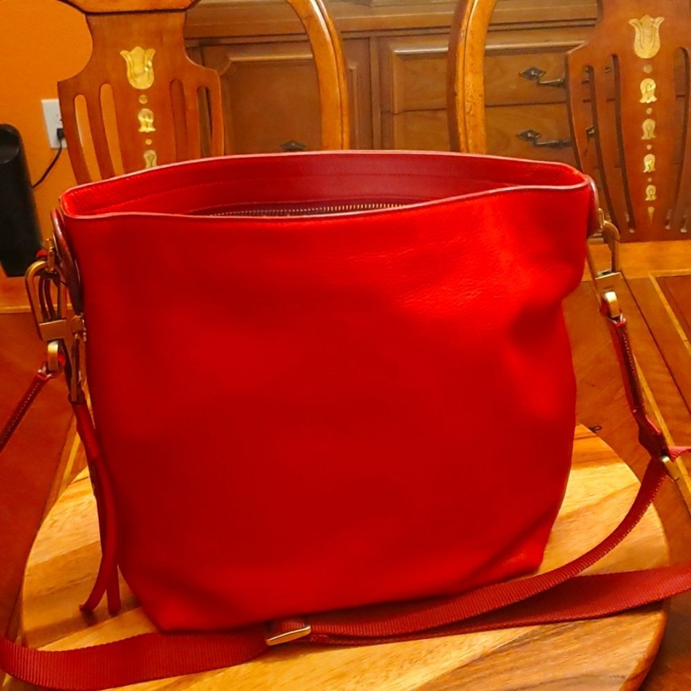 Fossil Red Leather bag